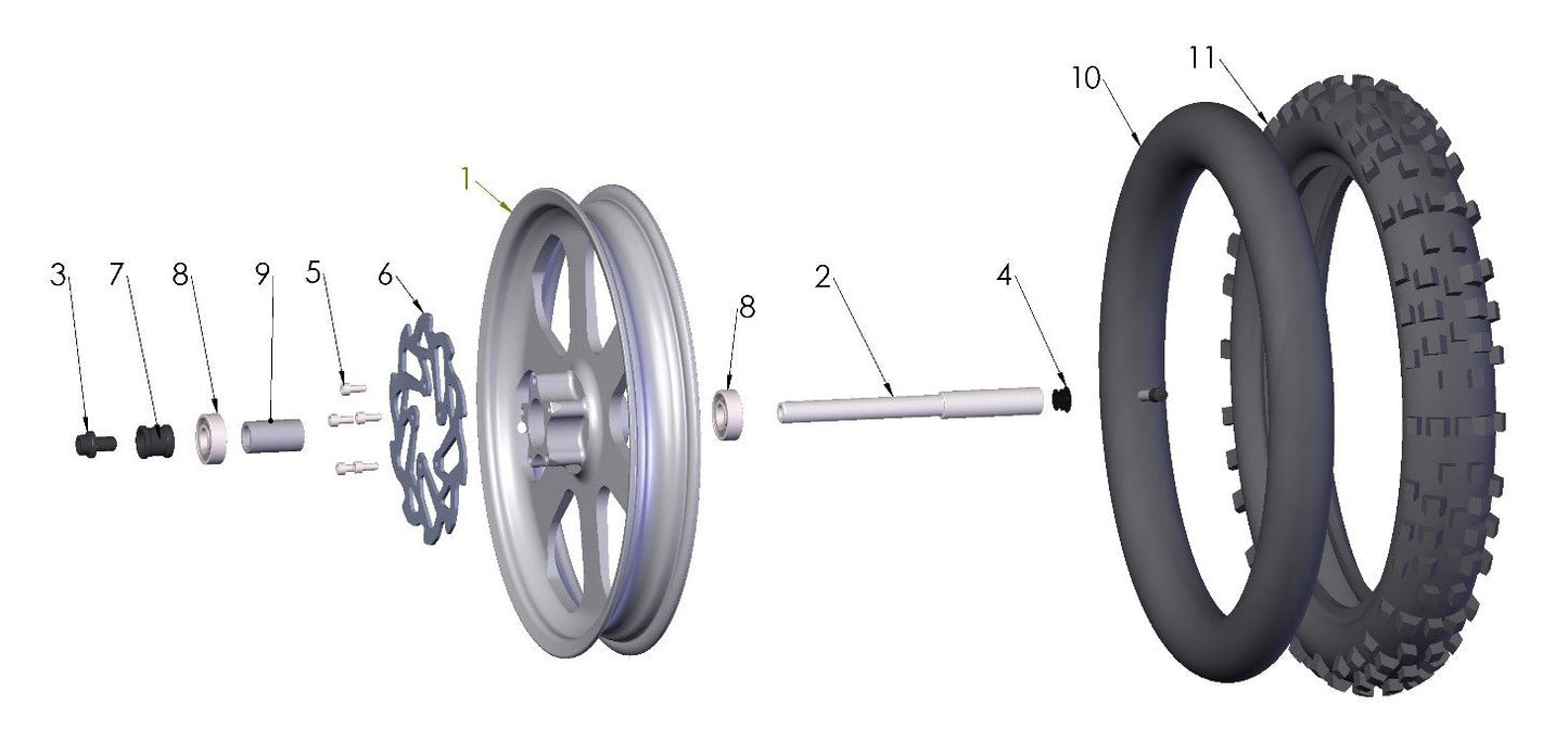 2020 Cobra CX50 FWE - WHEEL - FRONT
