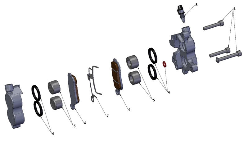 2022 Cobra CX65 - FRONT BRAKE - CALIPER