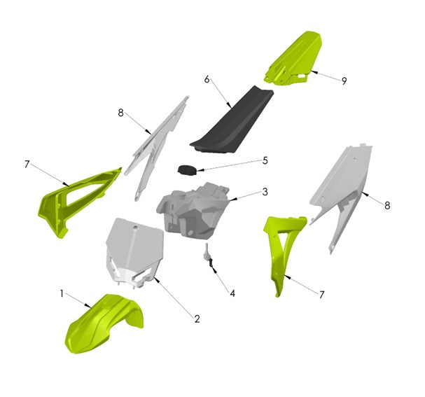 2024 Cobra CX50 FWE - BODYWORK - SEAT - TANK