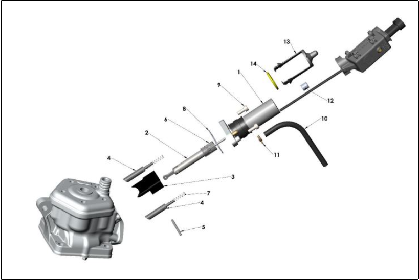 2027 Cobra CX65 - ENGINE - POWER VALVE exploded diagram
