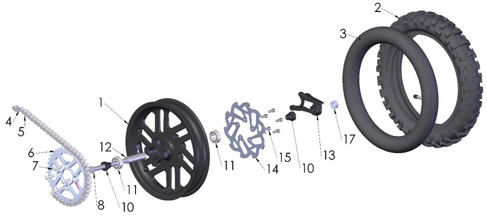 2026 Cobra CX50 SRx KING - WHEEL - REAR