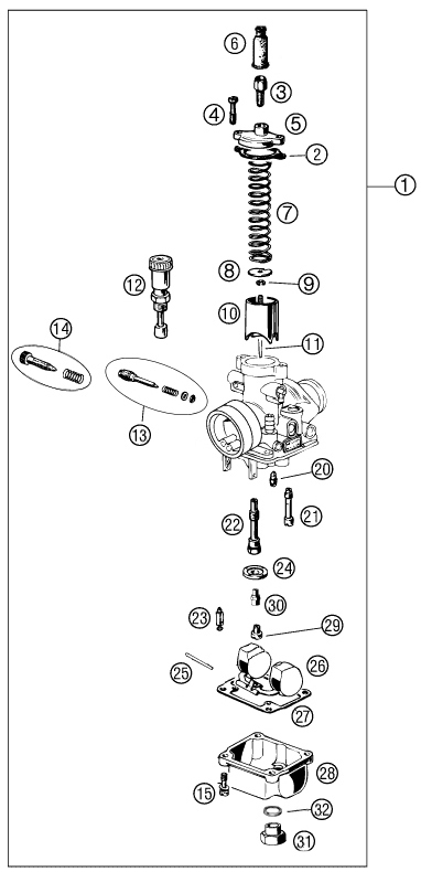 2017 Cobra CX50 KING - CARBURETOR