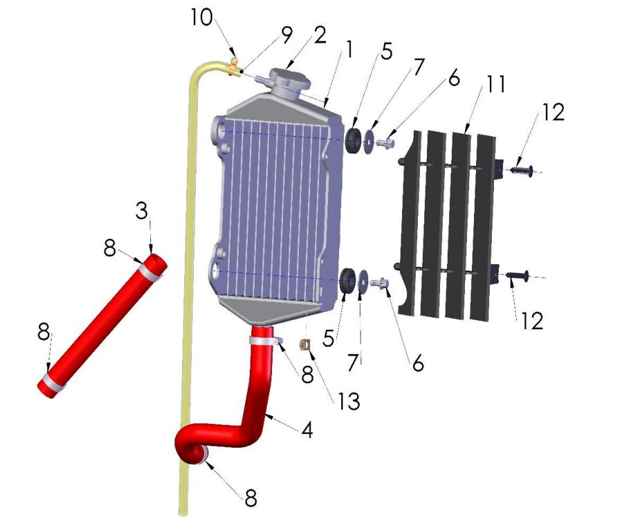 2020 Cobra CX50 FWE - COOLING SYSTEM
