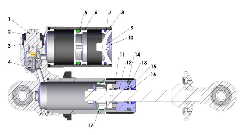 2017 Cobra CX50 JR - SHOCK - INTERNAL