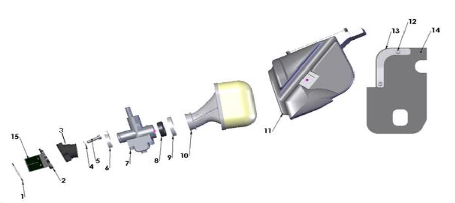 2020 Cobra CX50 JR - AIRBOX & INLET ASSEMBLY