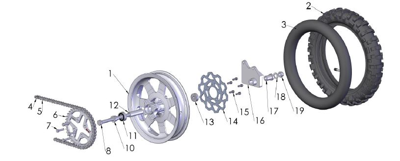 2017 Cobra CX50 KING - WHEEL - REAR