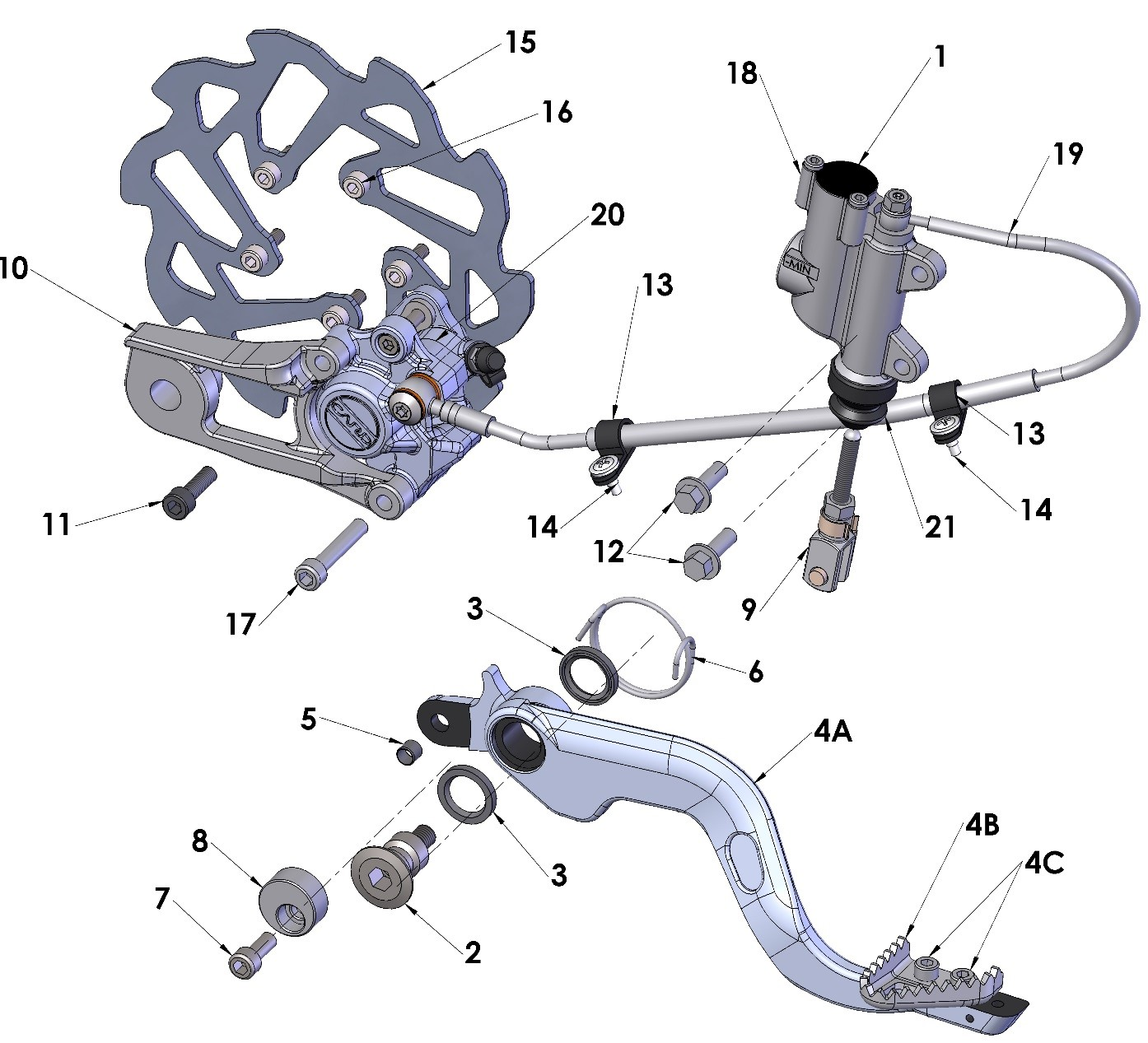 2018 Cobra CX50 FWE - BRAKE - REAR