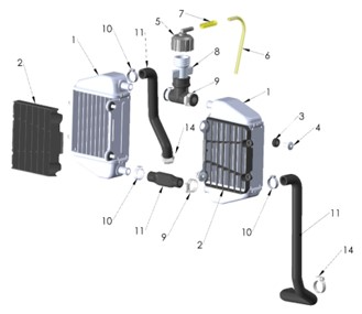 2022 Cobra CX50 SRx King - COOLANT SYSTEM