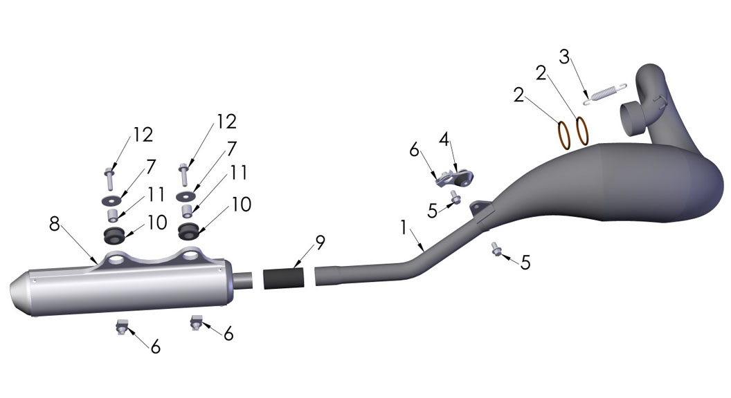 2018 Cobra CX50 FWE - EXHAUST SYSTEM