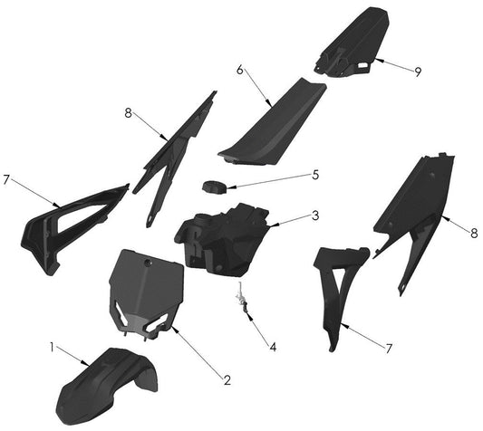 2023 Cobra CX50 SRx FWE - BODYWORK - SEAT - TANK