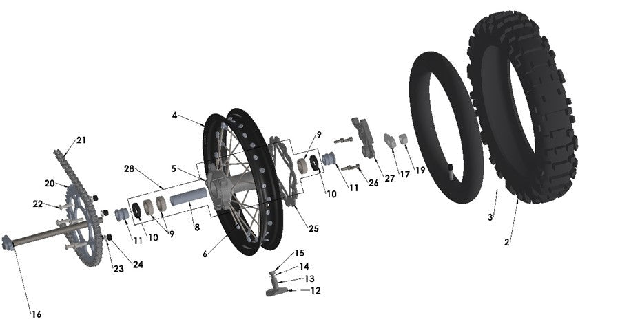 2022 Cobra CX65 - WHEEL - REAR