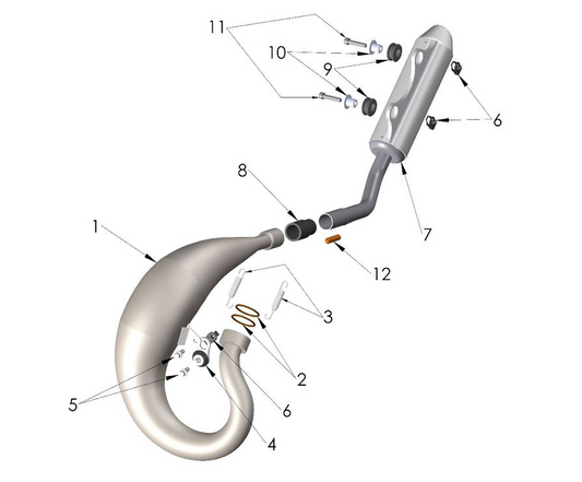 2021 Cobra CX50 SRx KING - EXHAUST SYSTEM