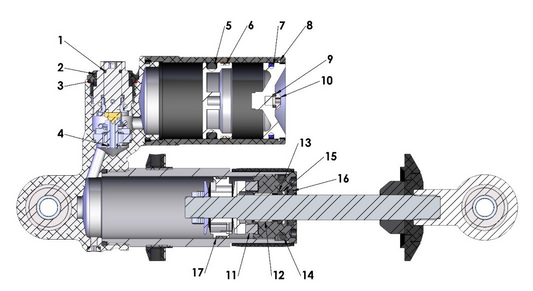 2021 Cobra CX50 JR - SHOCK - INTERNAL