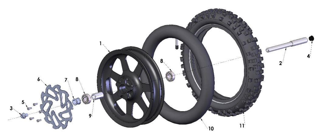 2021 Cobra CX50 JR - WHEEL - FRONT