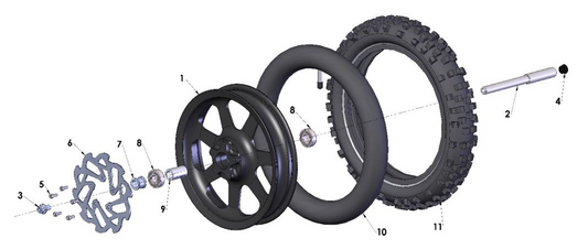 2021 Cobra CX50 JR - WHEEL - FRONT