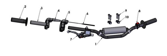 2019 Cobra CX50 P3 - HANDLEBARS & CONTROLS