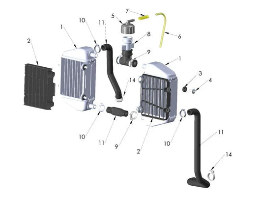 2022 - 2024 COBRA CX65 - COOLING SYSTEM