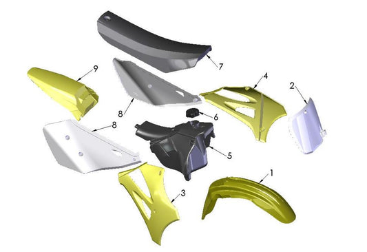 2018 Cobra CX65 -  BODYWORK - SEAT - TANK