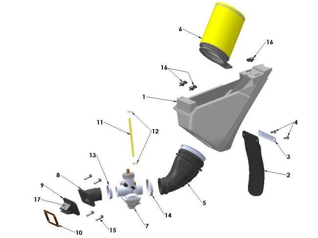 2022 Cobra CX65 - AIRBOX & INLET SYSTEM