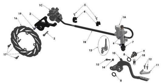 2022 Cobra CX65 - BRAKE - REAR