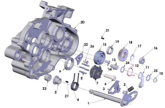 2025 COBRA CX65 - SHIFTING COMPONENTS