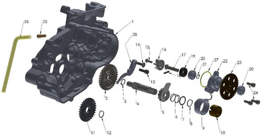 2023 COBRA CX65 - KICK MECHANISM & WATER PUMP