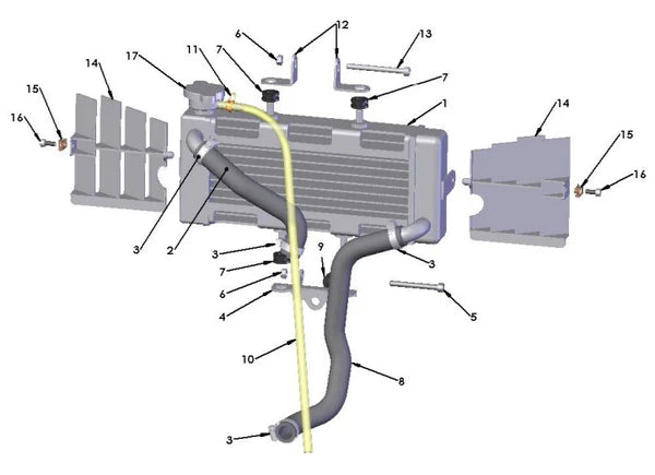 2024 Cobra CX50 JR - COOLING SYSTEM