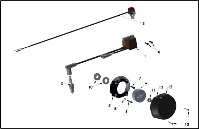 2027 Cobra CX50 JR - ELECTRICAL SYSTEM exploded diagram