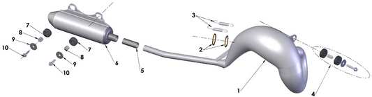 2024 Cobra CX50 JR - EXHAUST SYSTEM