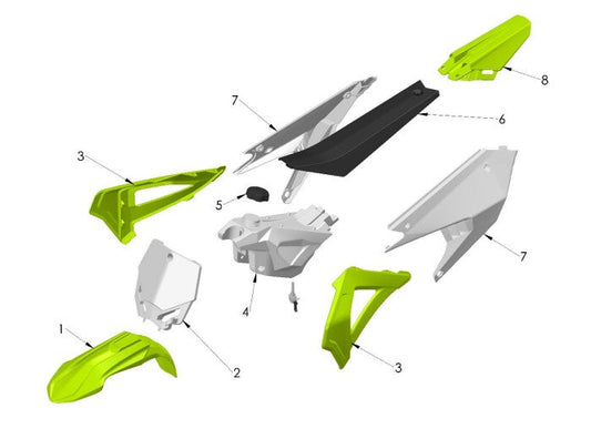 2024 Cobra CX65 - BODYWORK - SEAT - TANK