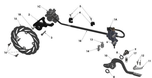 2024 Cobra CX65 - BRAKE - REAR
