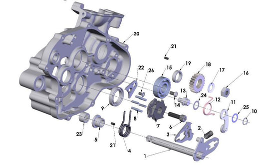 2024 Cobra CX65 - ENGINE - SHIFT MECHANISM
