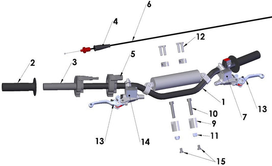 2024 Cobra CX65 - HANDLEBARS & CONTROLS