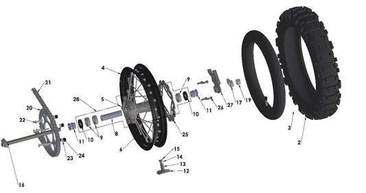 2024 Cobra CX65 - WHEEL - REAR
