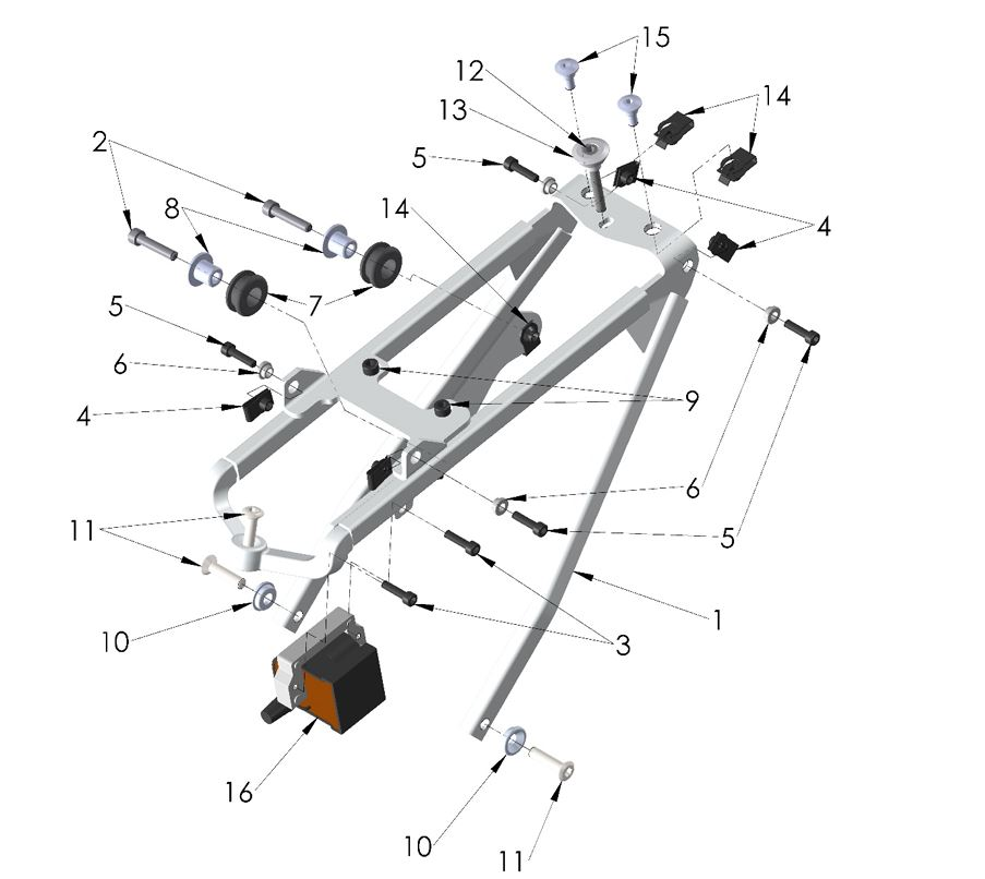 2021 Cobra CX50 SRx KING - SUBFRAME