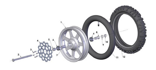 2017 Cobra CX50 P3 - WHEEL - FRONT