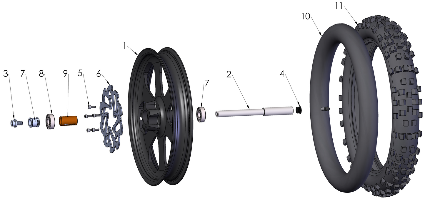 2018 Cobra CX50 KING - WHEEL - FRONT