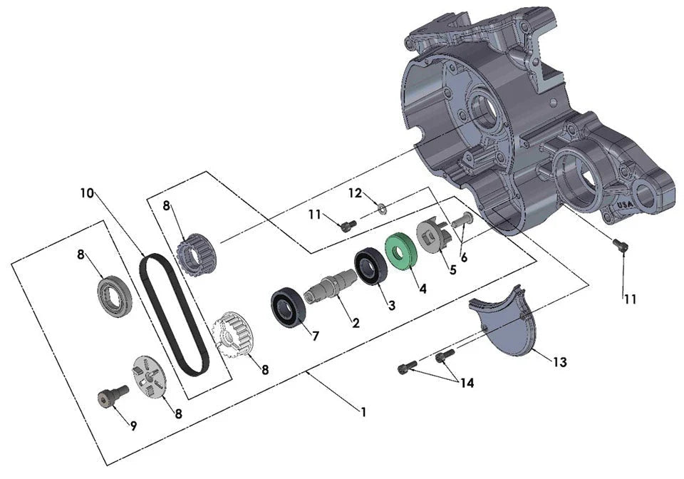 2017 - 2025 COBRA CX50 CX50SRX - VENOM ENGINE, WATERPUMP (FWE/KING/JR/P3)
