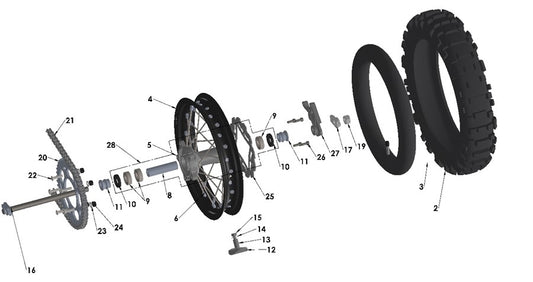 2025 Cobra CX65 - WHEEL - REAR