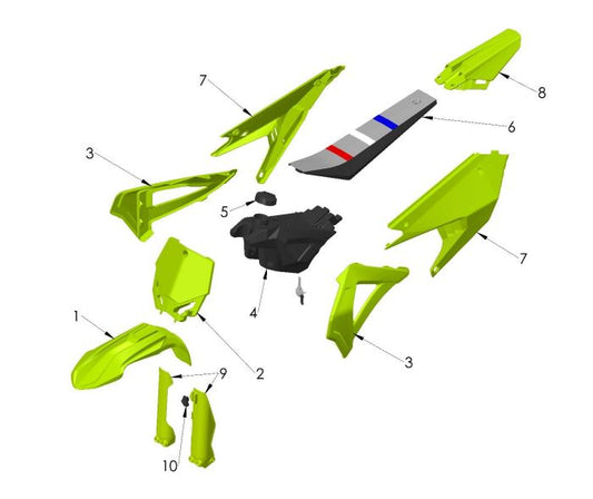 2026 Cobra CX65 - BODYWORK - SEAT - TANK