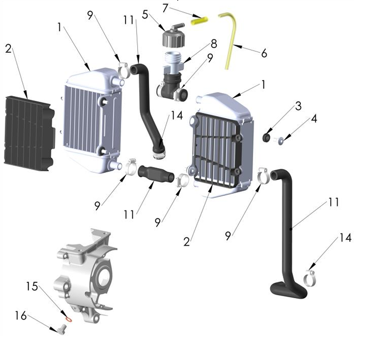 2026 Cobra CX65 - COOLING SYSTEM