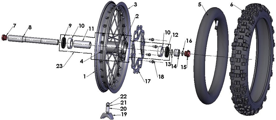 2026 Cobra CX65 - WHEEL - FRONT