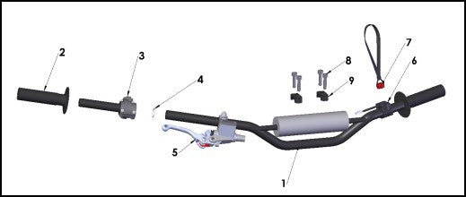 2025 Cobra CX3e - HANDLEBARS & CONTROLS