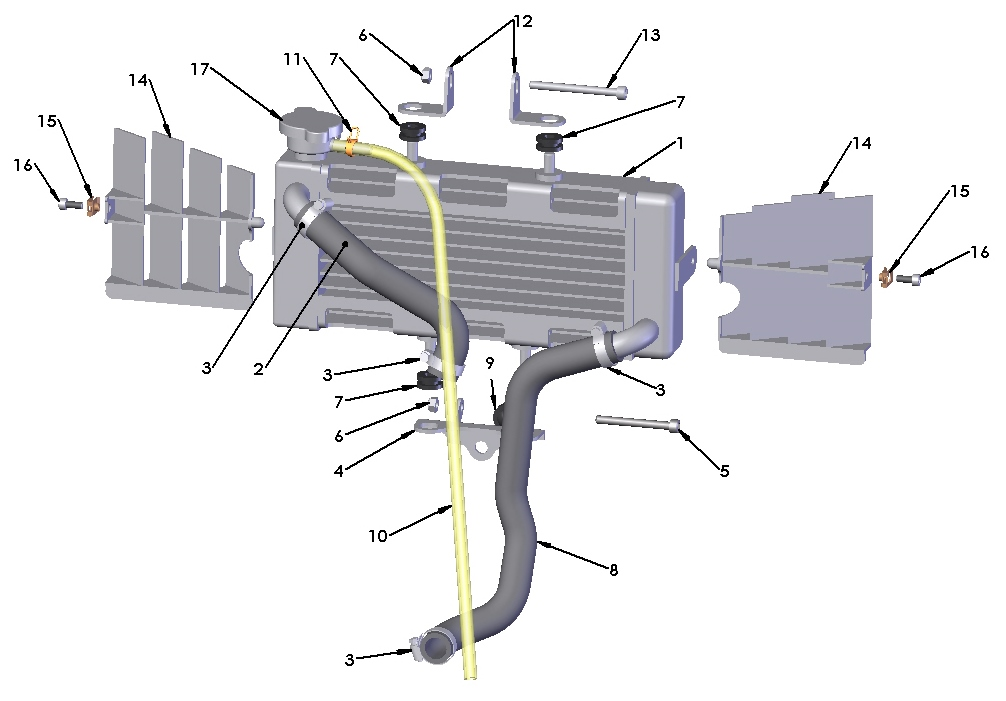 2020 Cobra CX50 P3 - COOLING SYSTEM