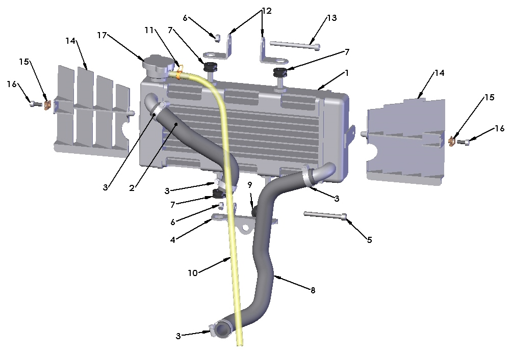 2017 Cobra CX50 JR - COOLING SYSTEM