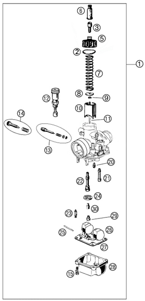 2022 Cobra CX50 SRX FWE - CARBURETOR