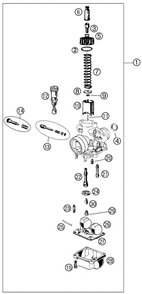 2026 Cobra CX50 JR - CARBURETOR