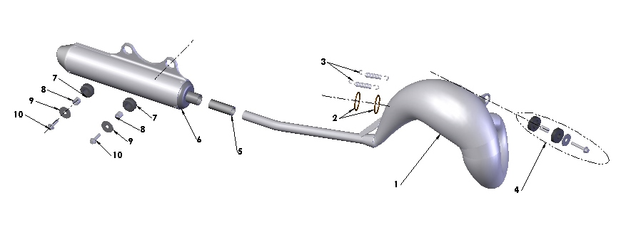 2020 Cobra CX50 P3 - EXHAUST SYSTEM