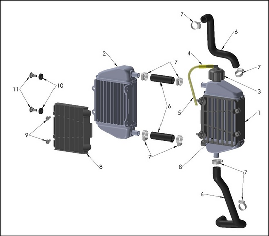 2026 Cobra CX50 JR - COOLING SYSTEM