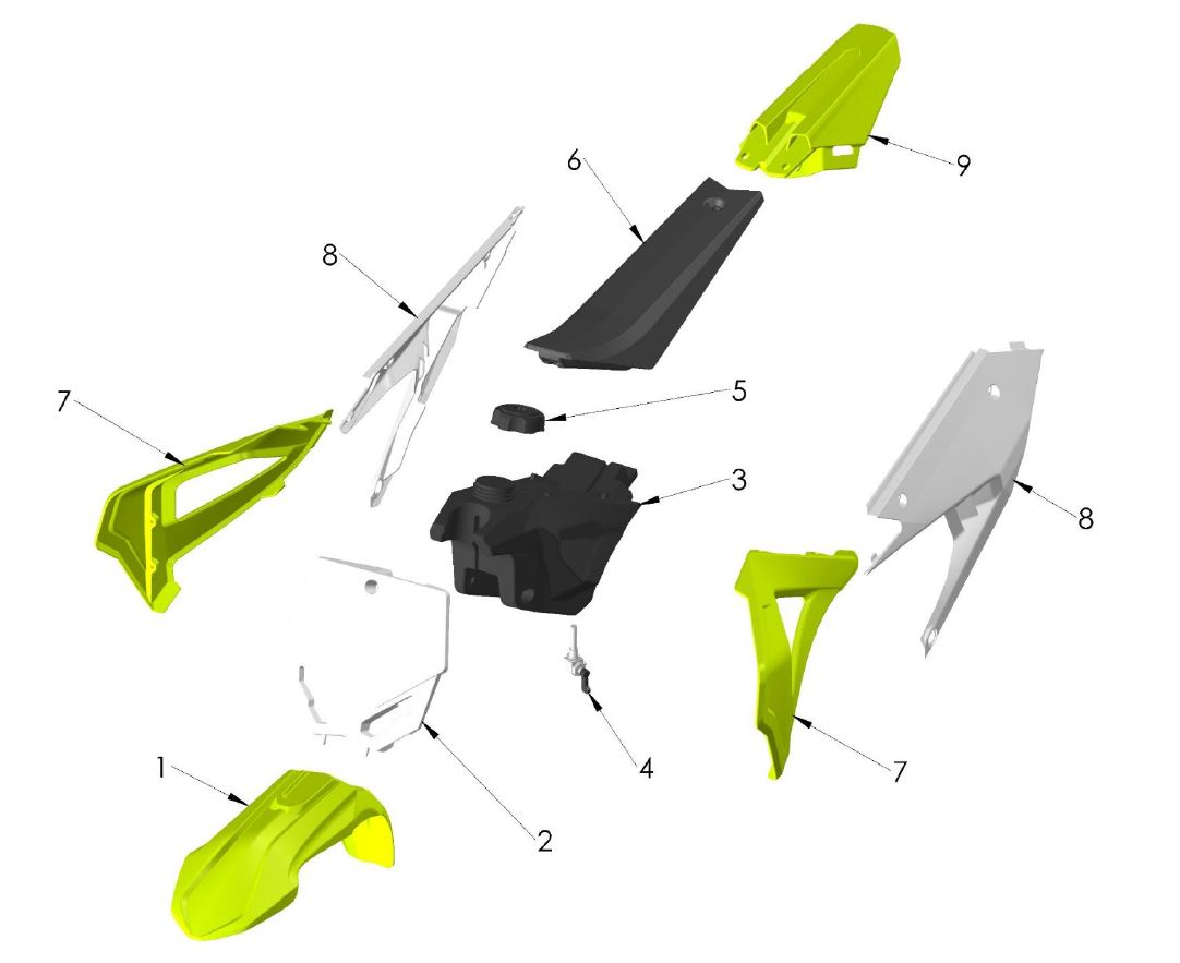 2021 Cobra CX50 SRx FWE - BODYWORK - SEAT - TANK